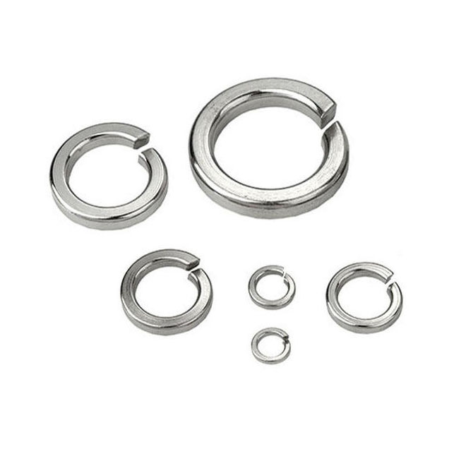 Ruostumattomasta teräksestä DIN7980 jousilukkoaluslevyt