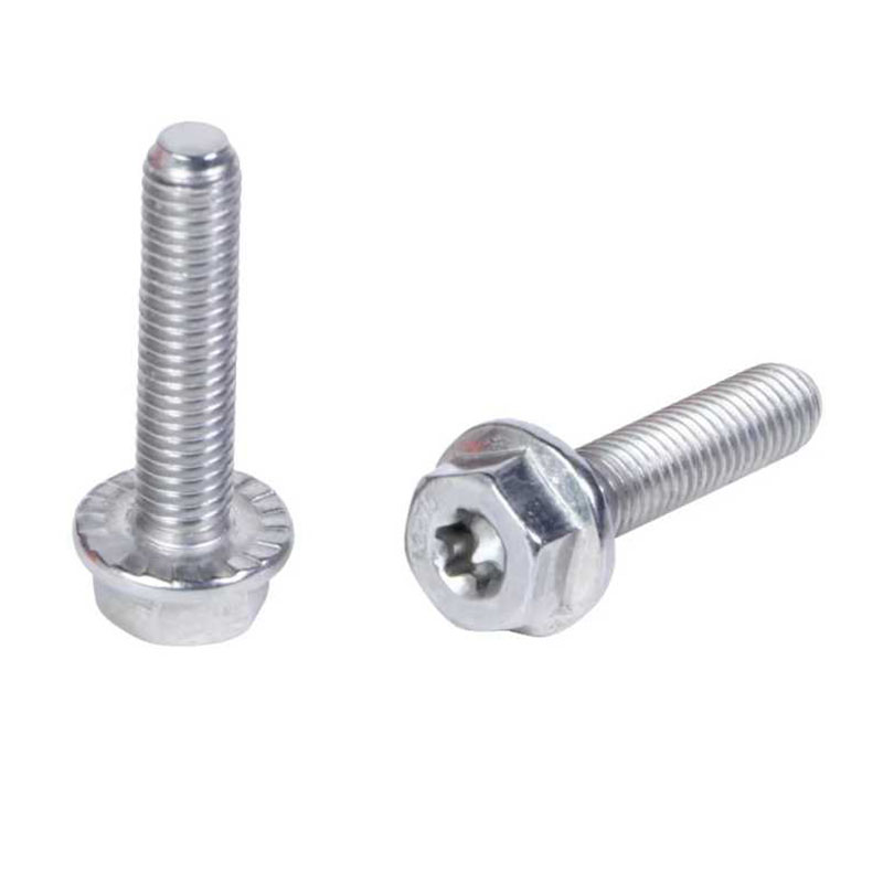 Torx-käytön kuusiokantaisen laipan pultit